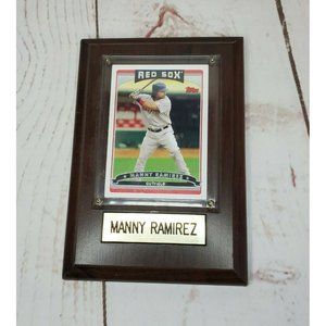 Boston Red Sox 2006 Manny Ramirez Baseball Card Wall Plaque